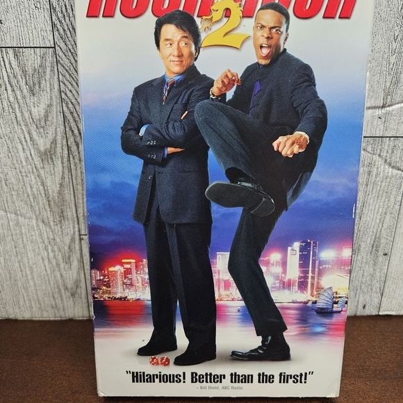 Rush Hour 2 VHS Tape Jackie Clan Chris Tucker - Picture 3 of 5